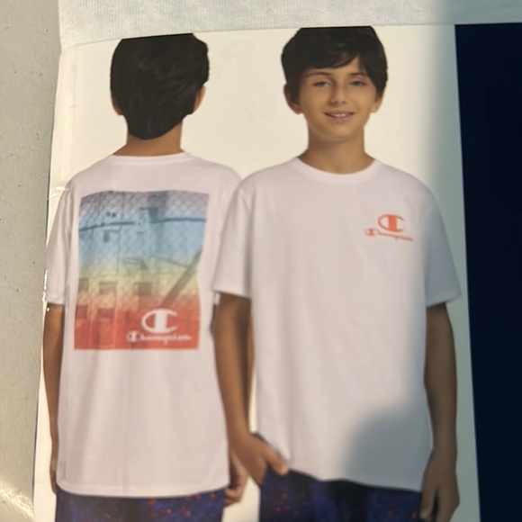 Champion Boys' Everyday Tee - White - Picture 2 of 3
